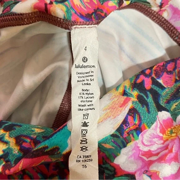 Lululemon Wunder Under Spectrum Hi Rise tights Leggings SIZE 4 - Picture 5 of 5